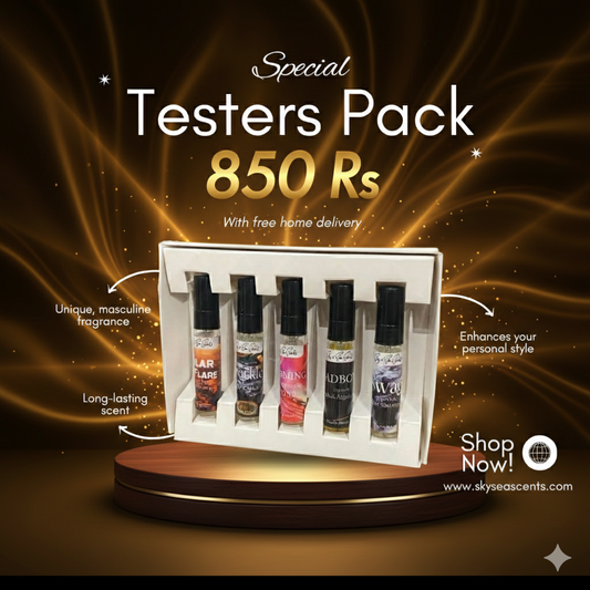 TESTERS PACK OF 5 PERFUMES