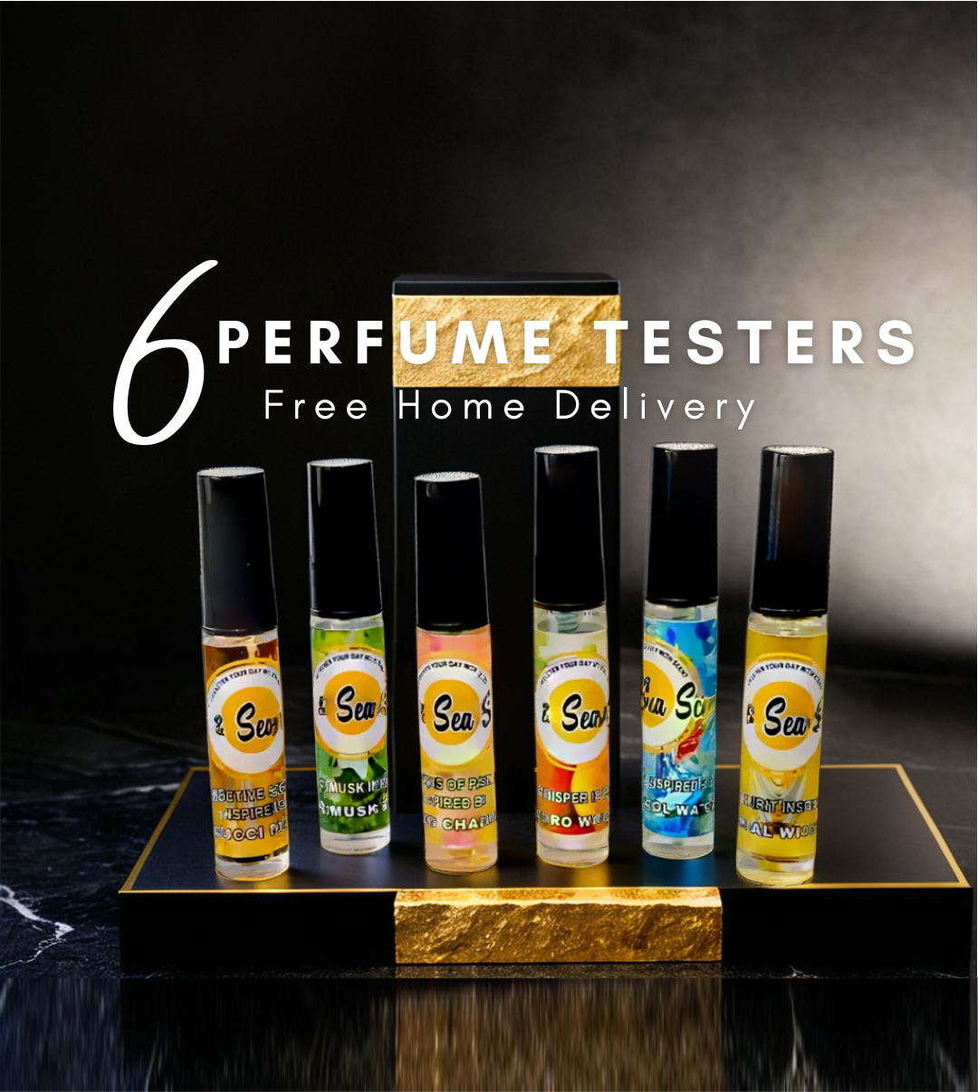 TESTERS PACK OF 6 PERFUMES